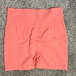 Coral High-Waisted Women's Shorts